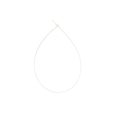 South Main Hardware Cable Tie, 40 in L, 11.6 in Max Bundle Dia., Natural, Nylon, 175 lb Strength, 25 PK 220254